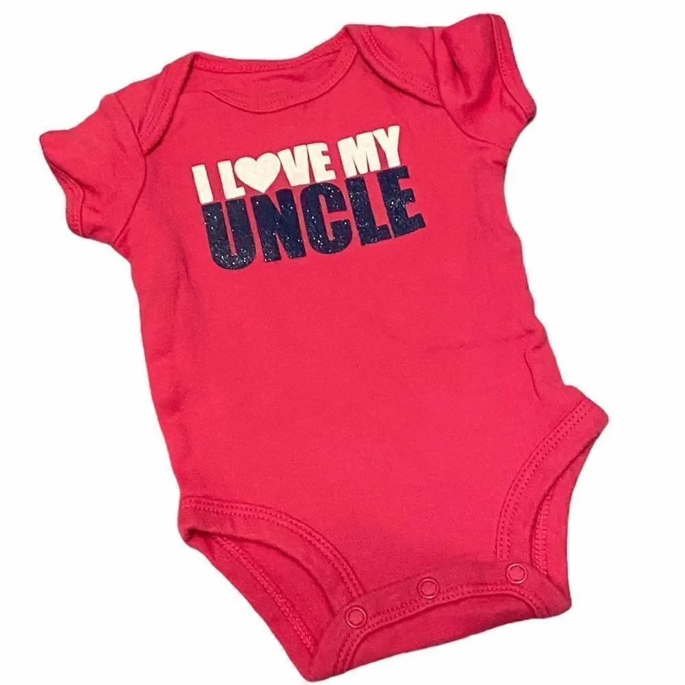 Carter’s | Glitter Uncle Onesies